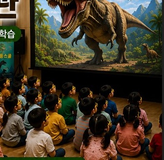 3D 영화 관람 현장